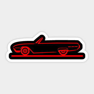 1962 Ford Thunderbird Convertible Sticker